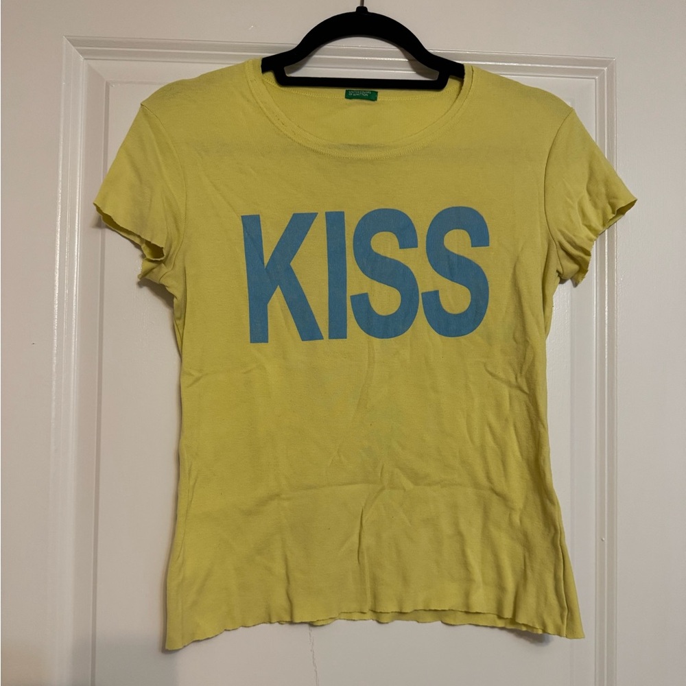 United colors of Benetton yellow shirt